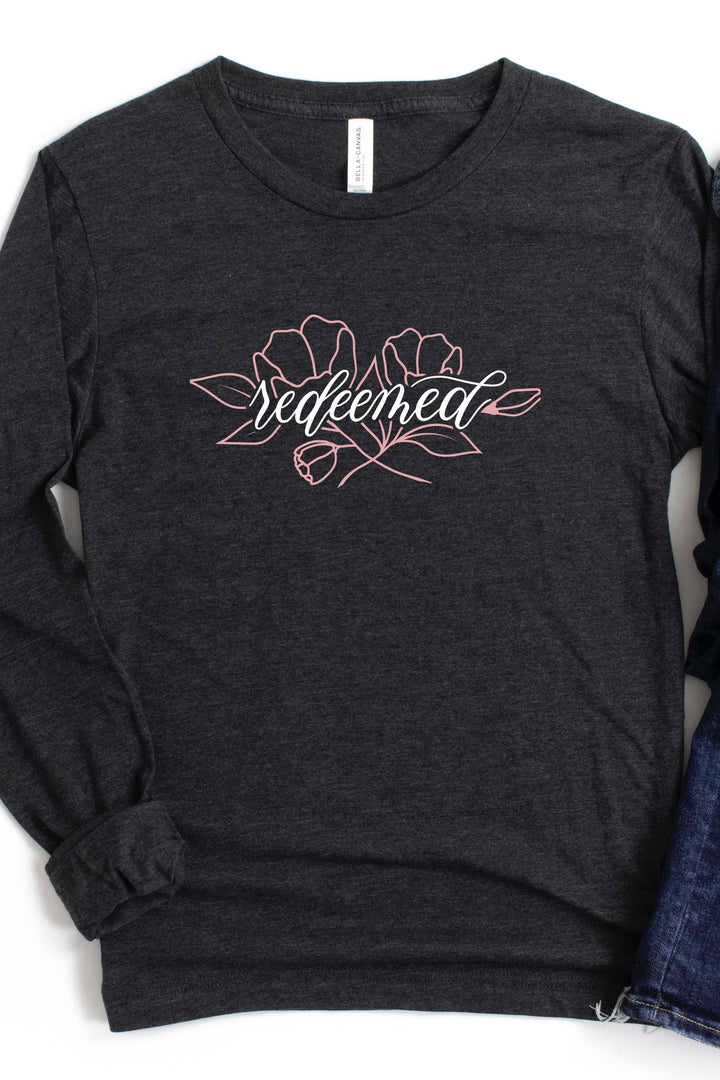 "Redeemed" Long Sleeve Tee