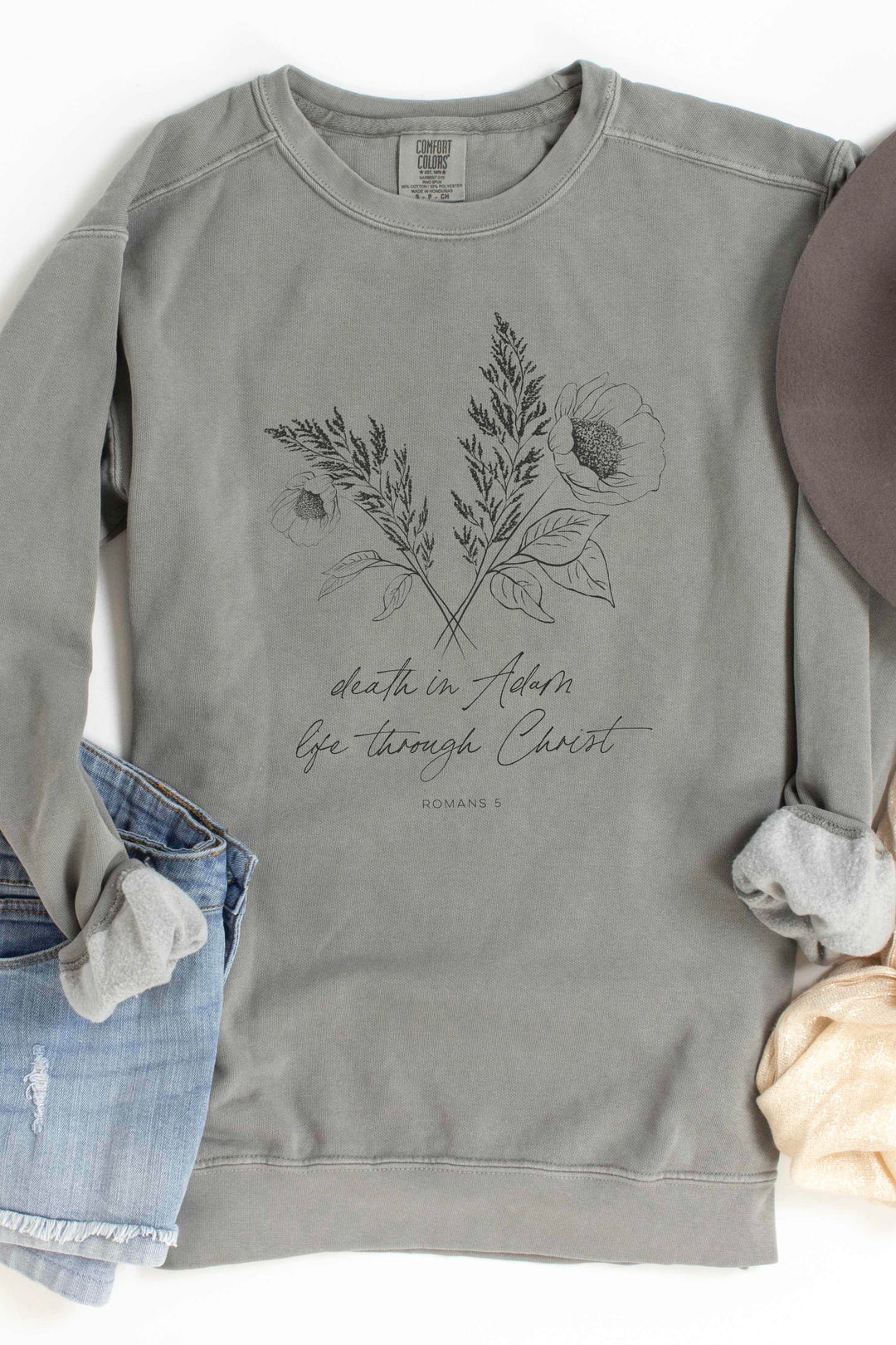 Romans 5 Crewneck Pullover