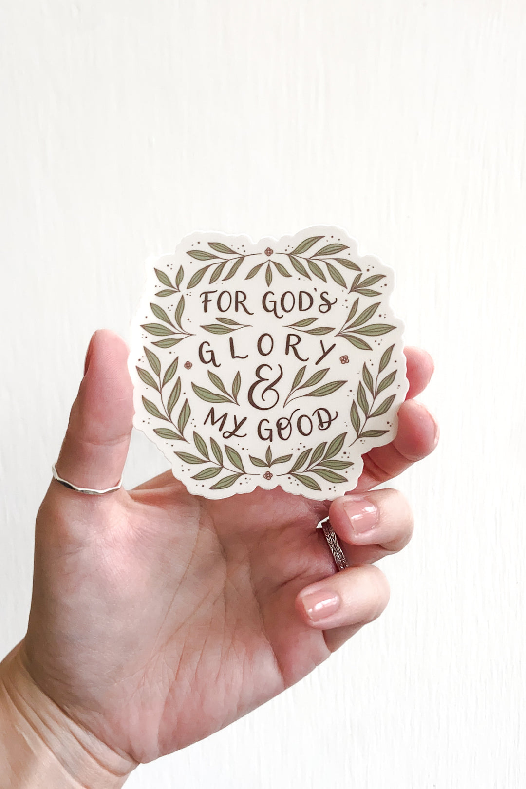 “For God’s Glory & My Good” Sticker