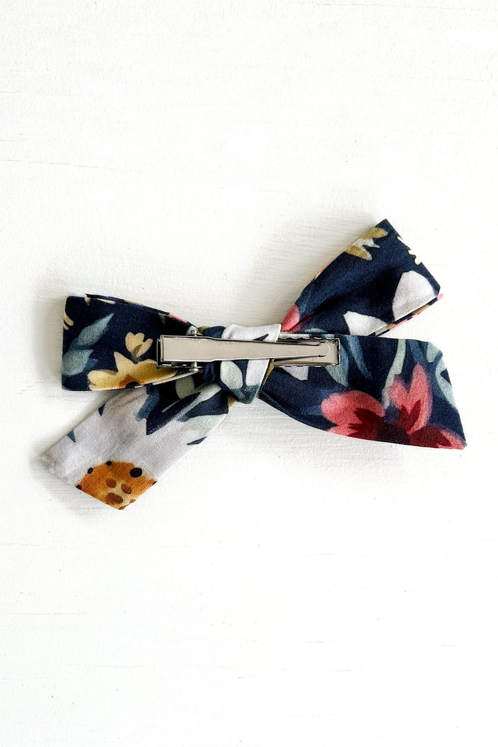 Summer Floral Bow for Girls
