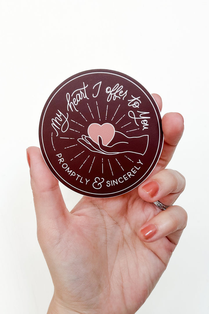 John Calvin Motto/Emblem Sticker Set; Latin & Script