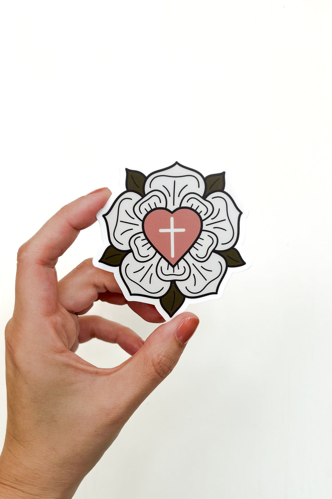 Luther's Rose Sticker