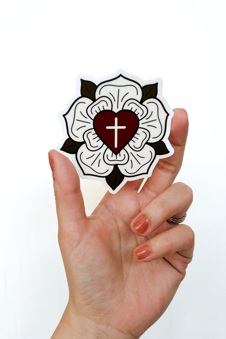 Luther's Rose Sticker