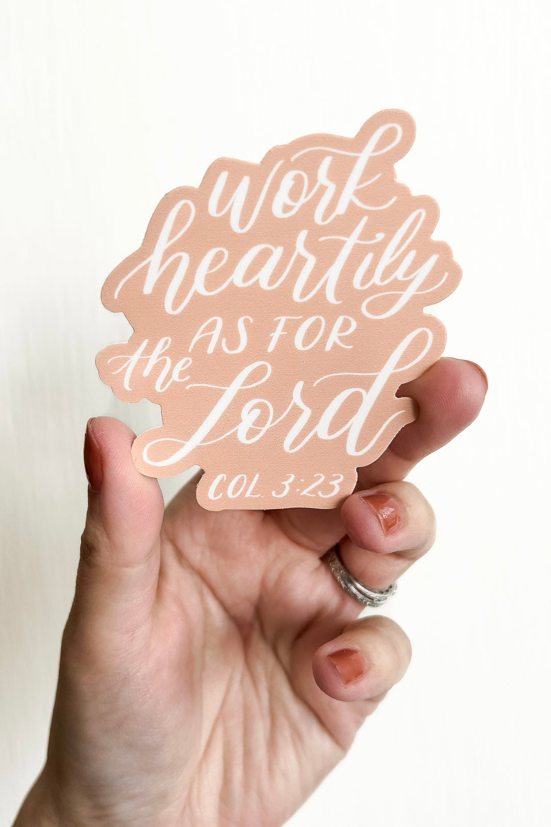 Colossians 3:23 Sticker