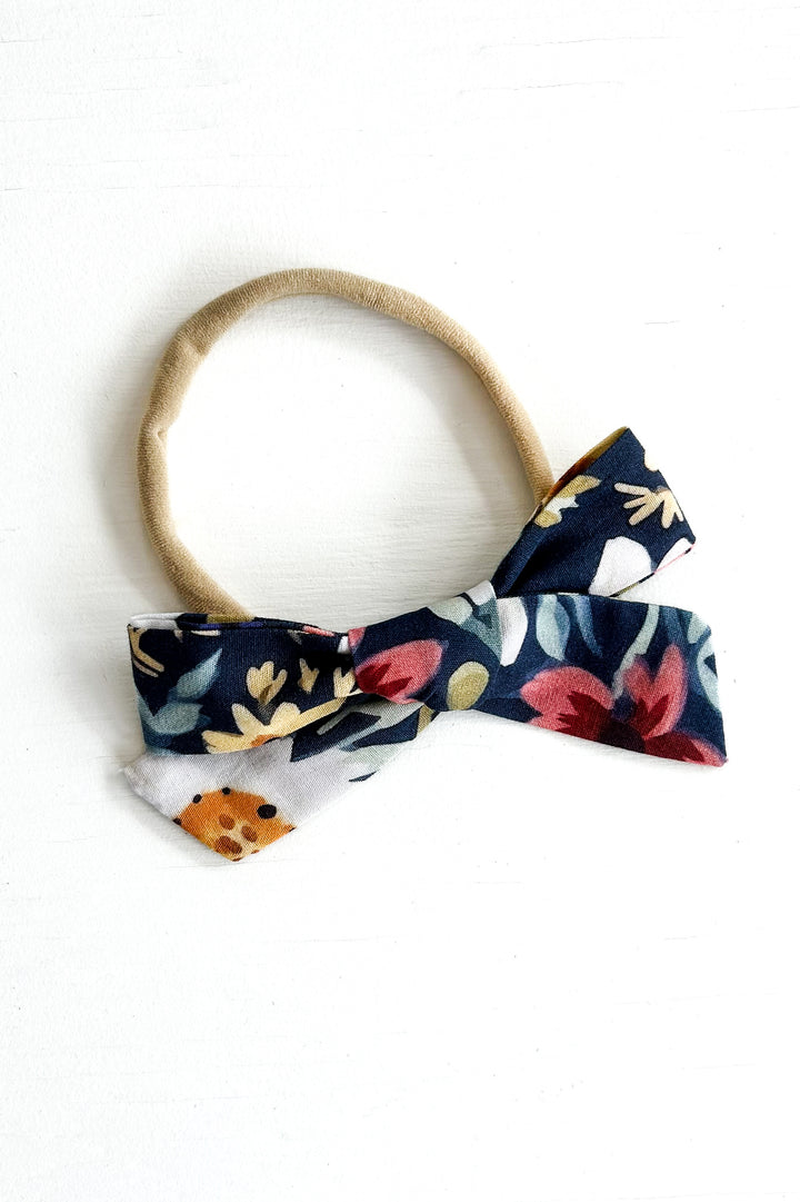 Summer Floral Bow for Girls