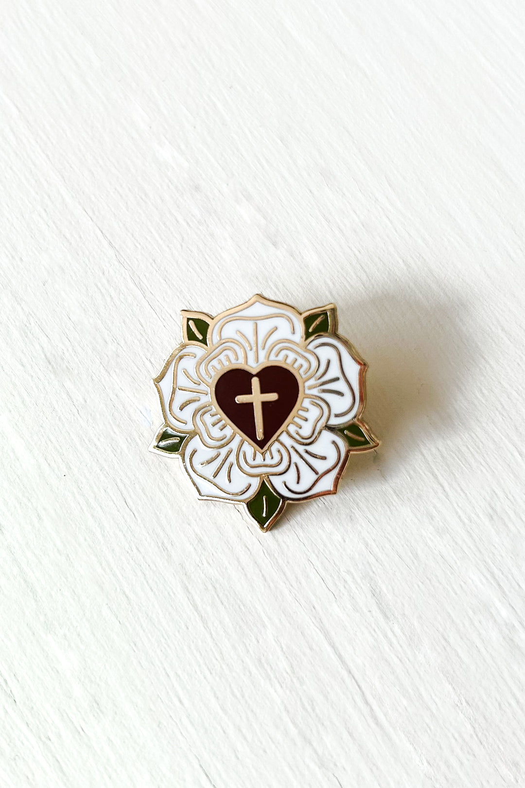 Luther's Rose Enamel Pin