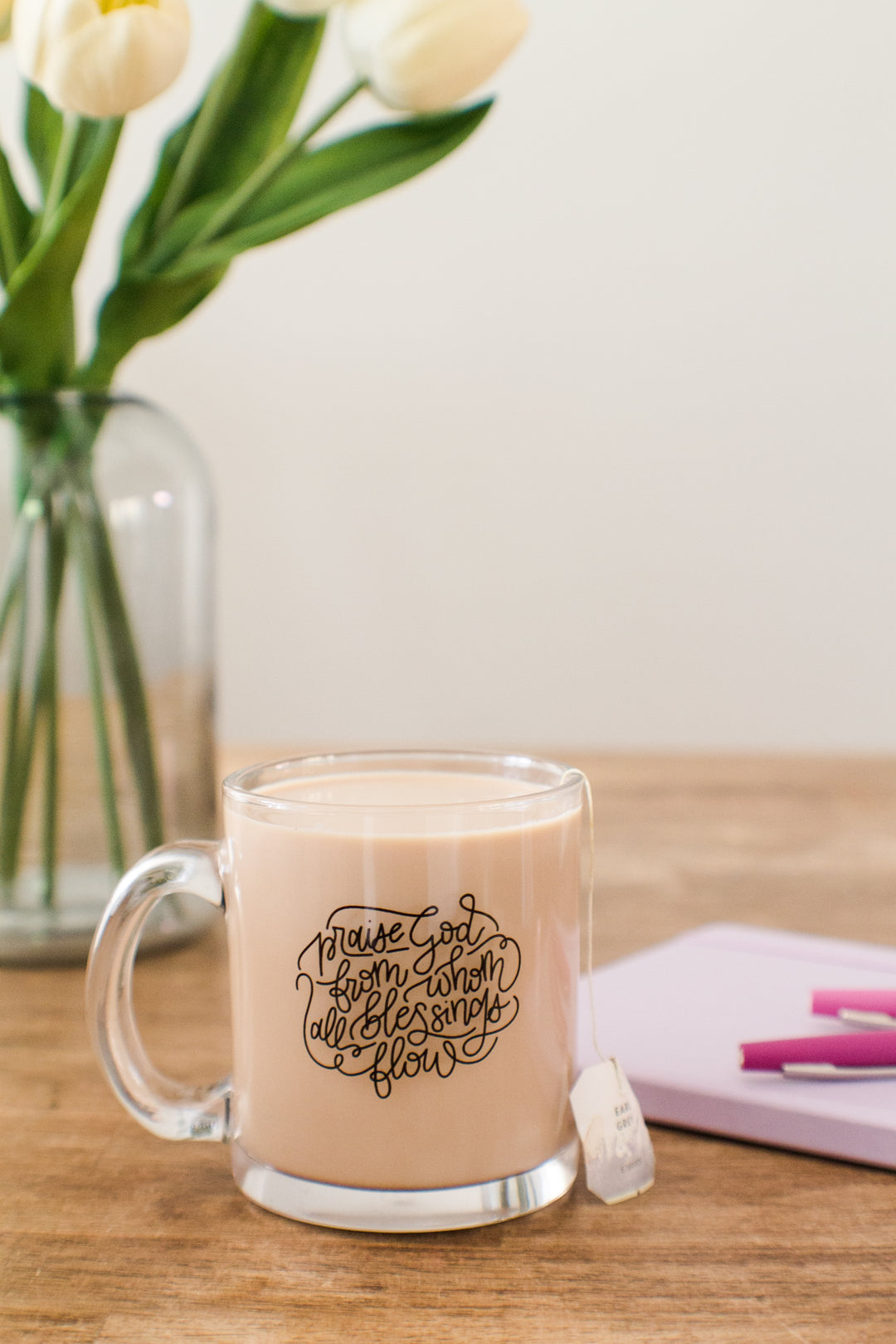 Doxology Clear Glass Mug