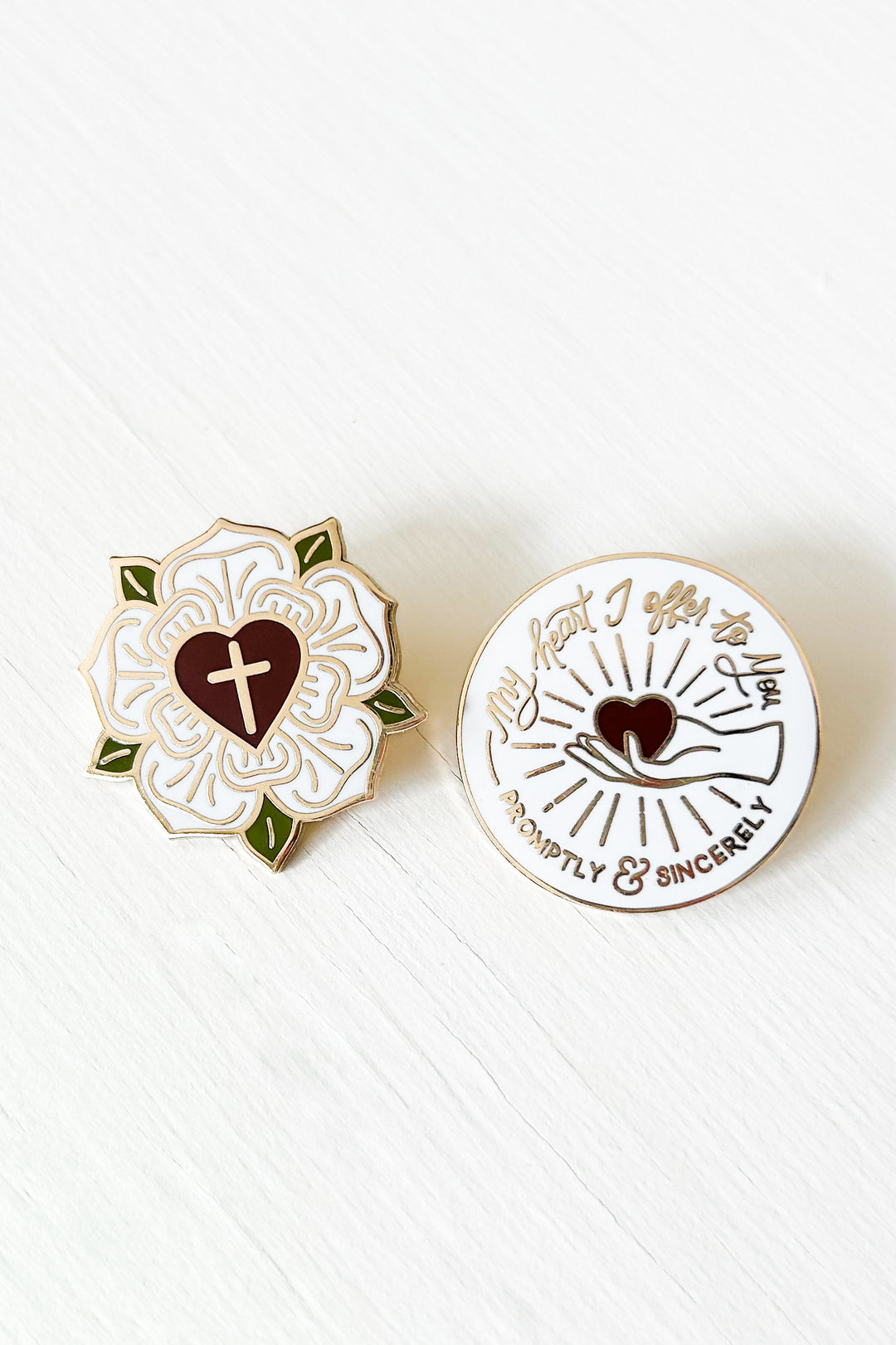 Calvin & Luther Pin Set