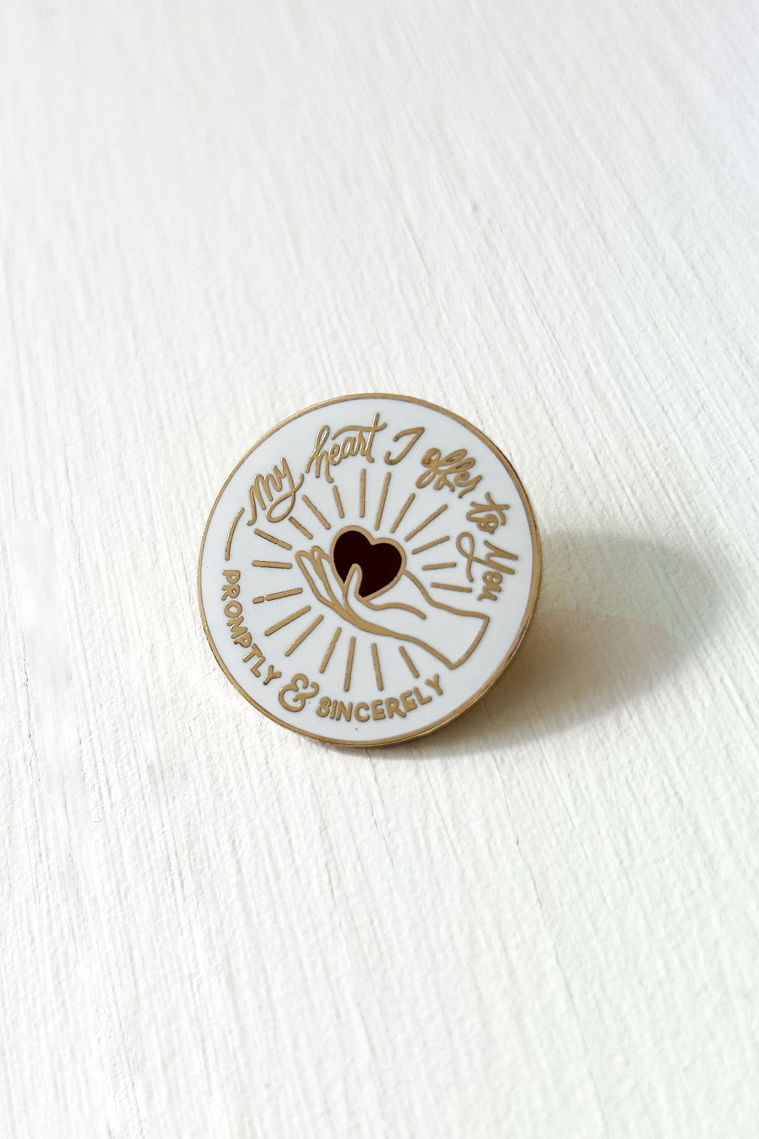 Calvin Enamel Pin (Script)