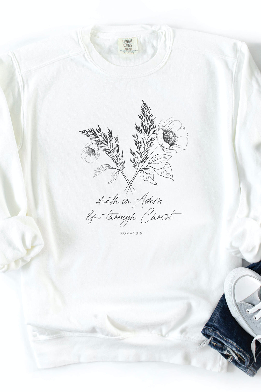 Romans 5 Crewneck Pullover
