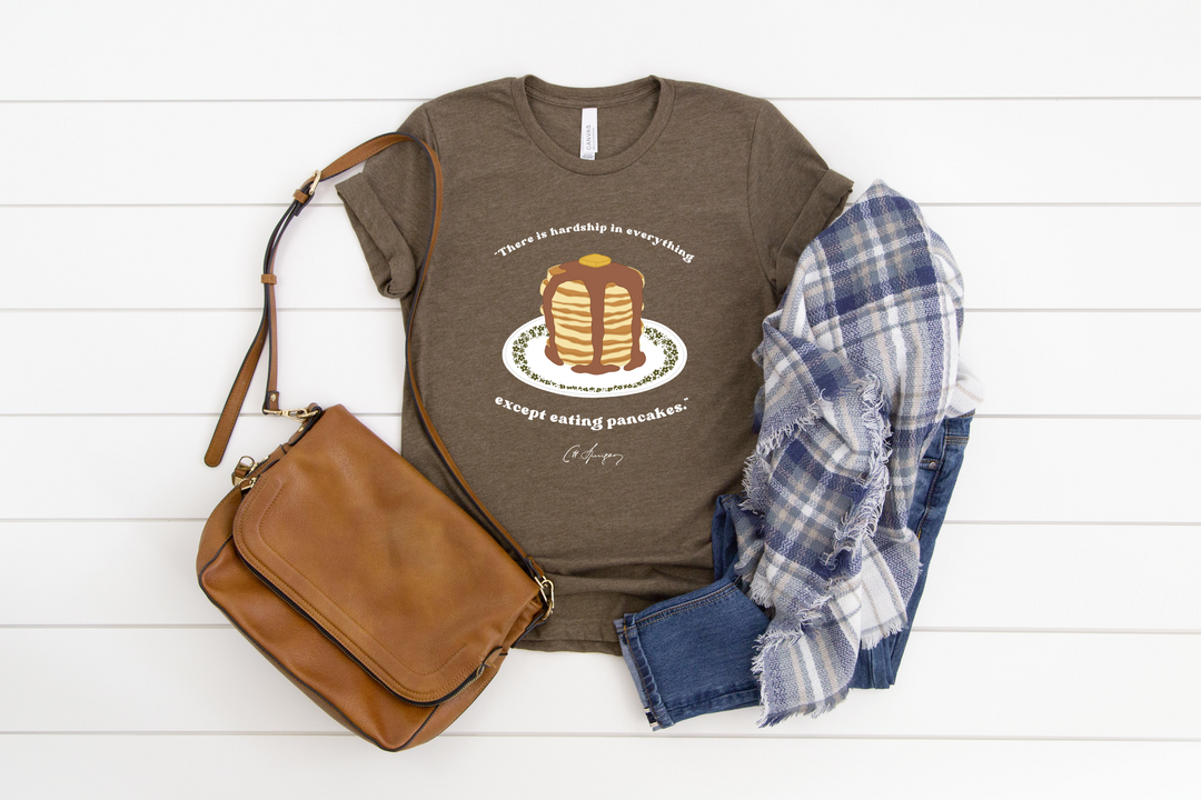Spurgeon and His Pancakes Brown Tee