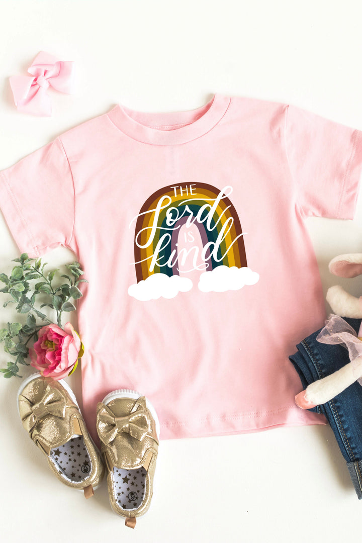 "The Lord is Kind" Baby Rainbow Tee