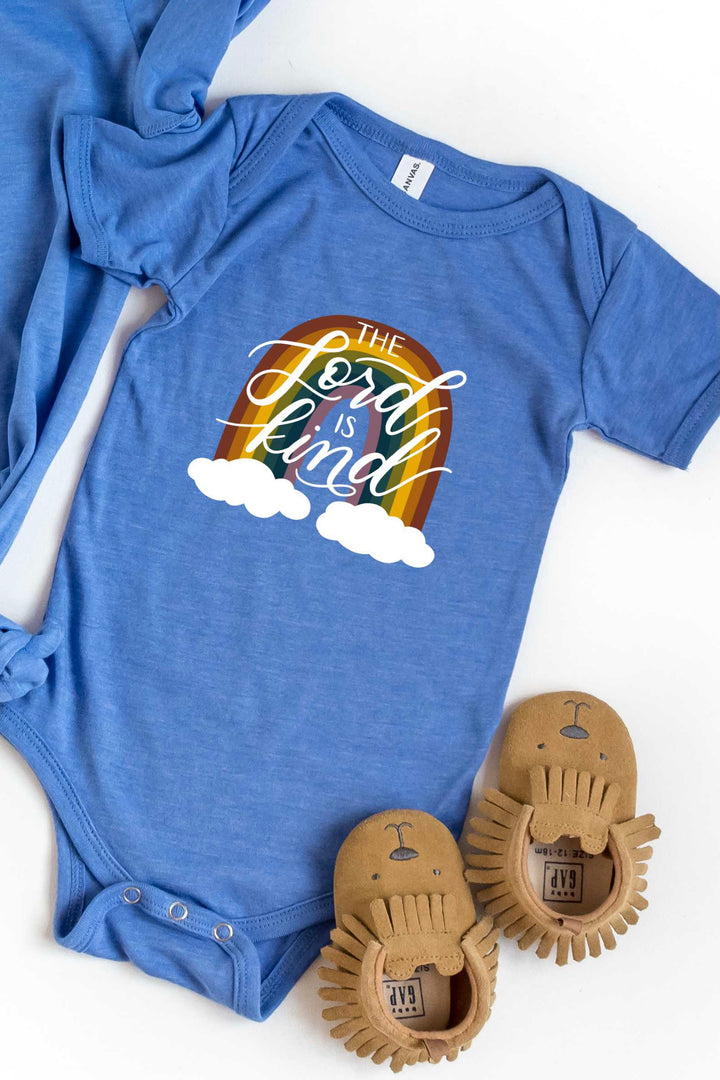 "The Lord is Kind" Rainbow Onesie