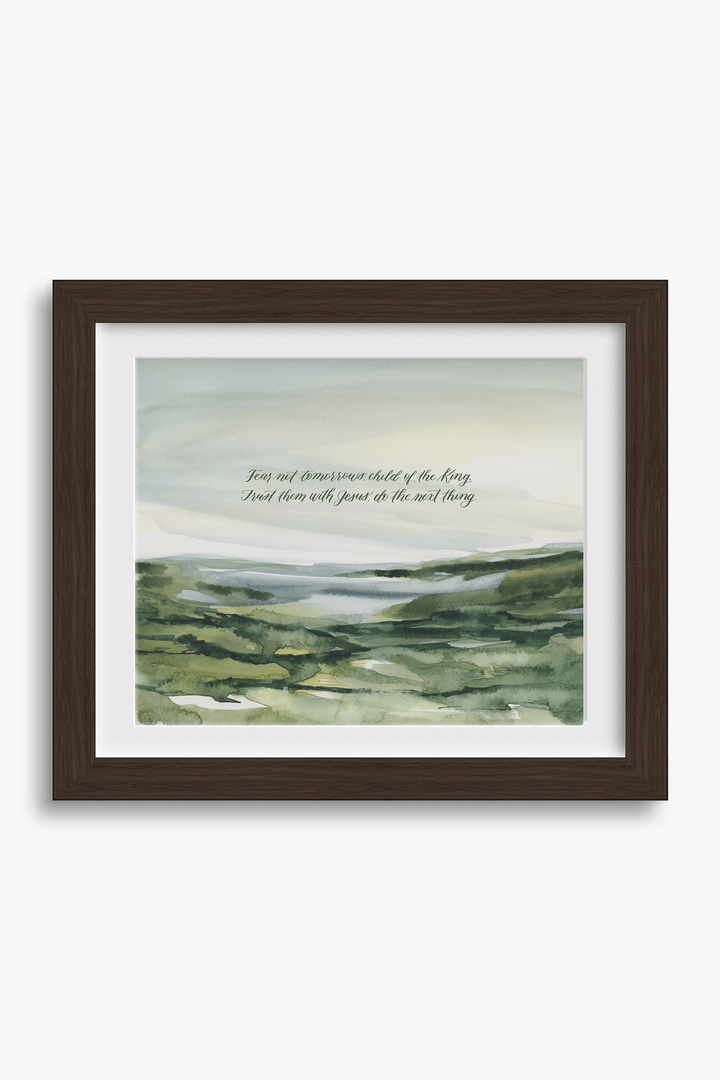 Fear Not Tomorrows Script Print