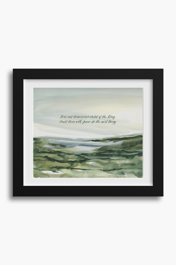 Fear Not Tomorrows Script Print