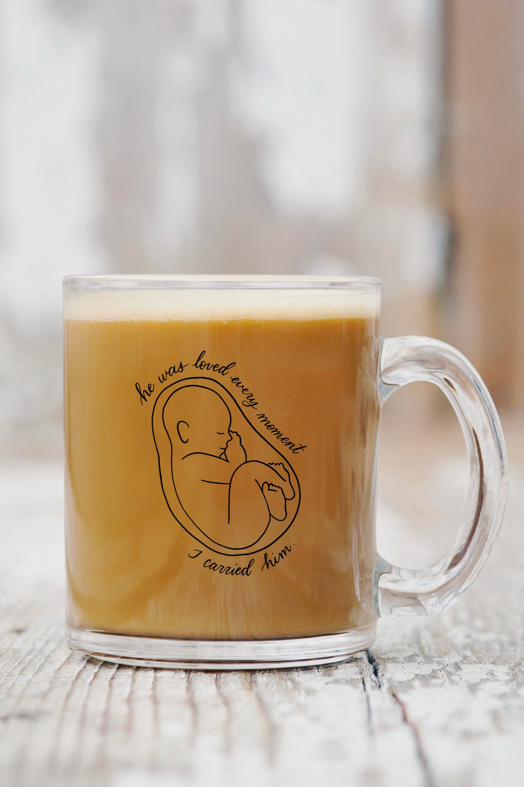 Loved Baby (Boy) Clear Mug
