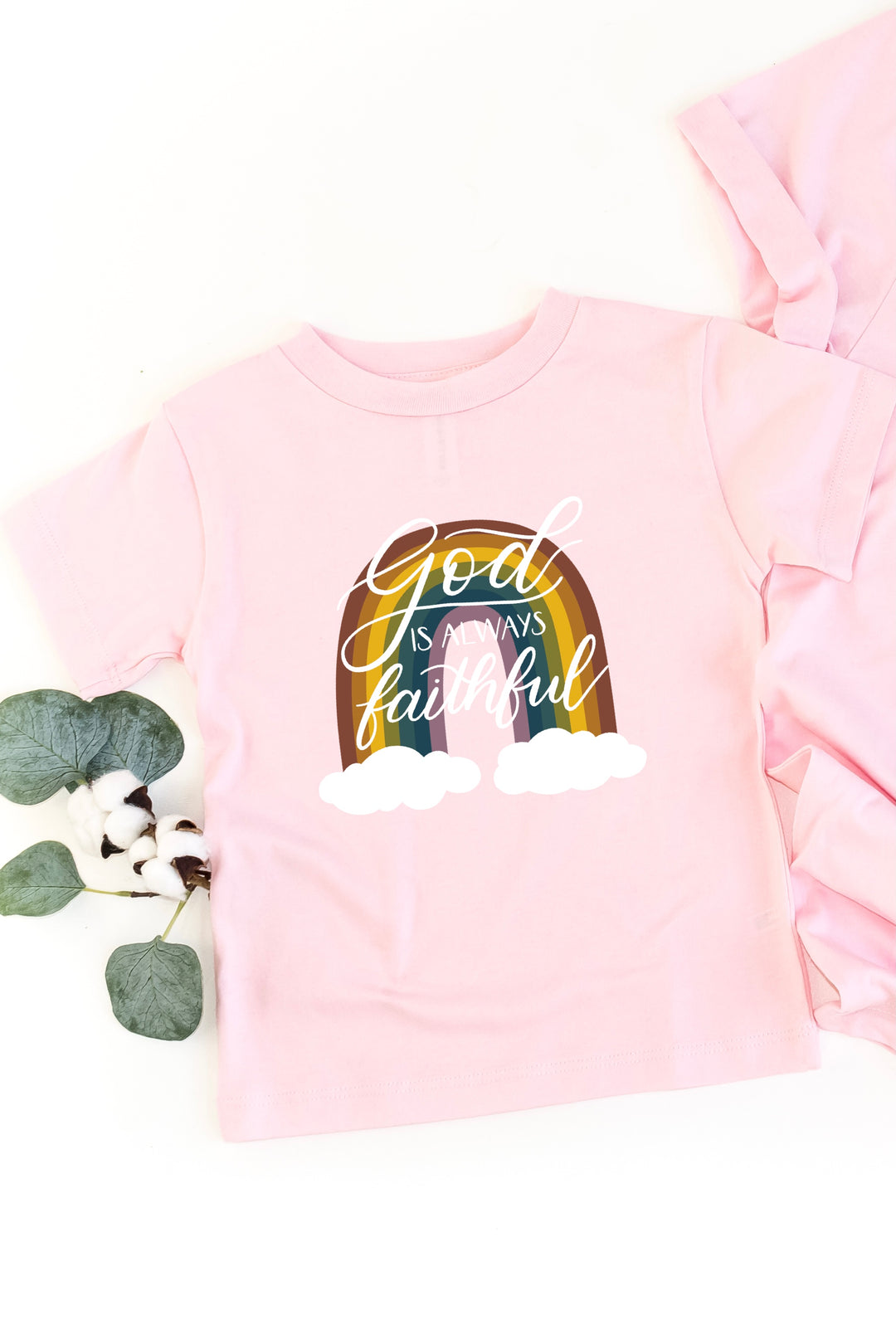 God Is Always Faithful Baby Rainbow Tee