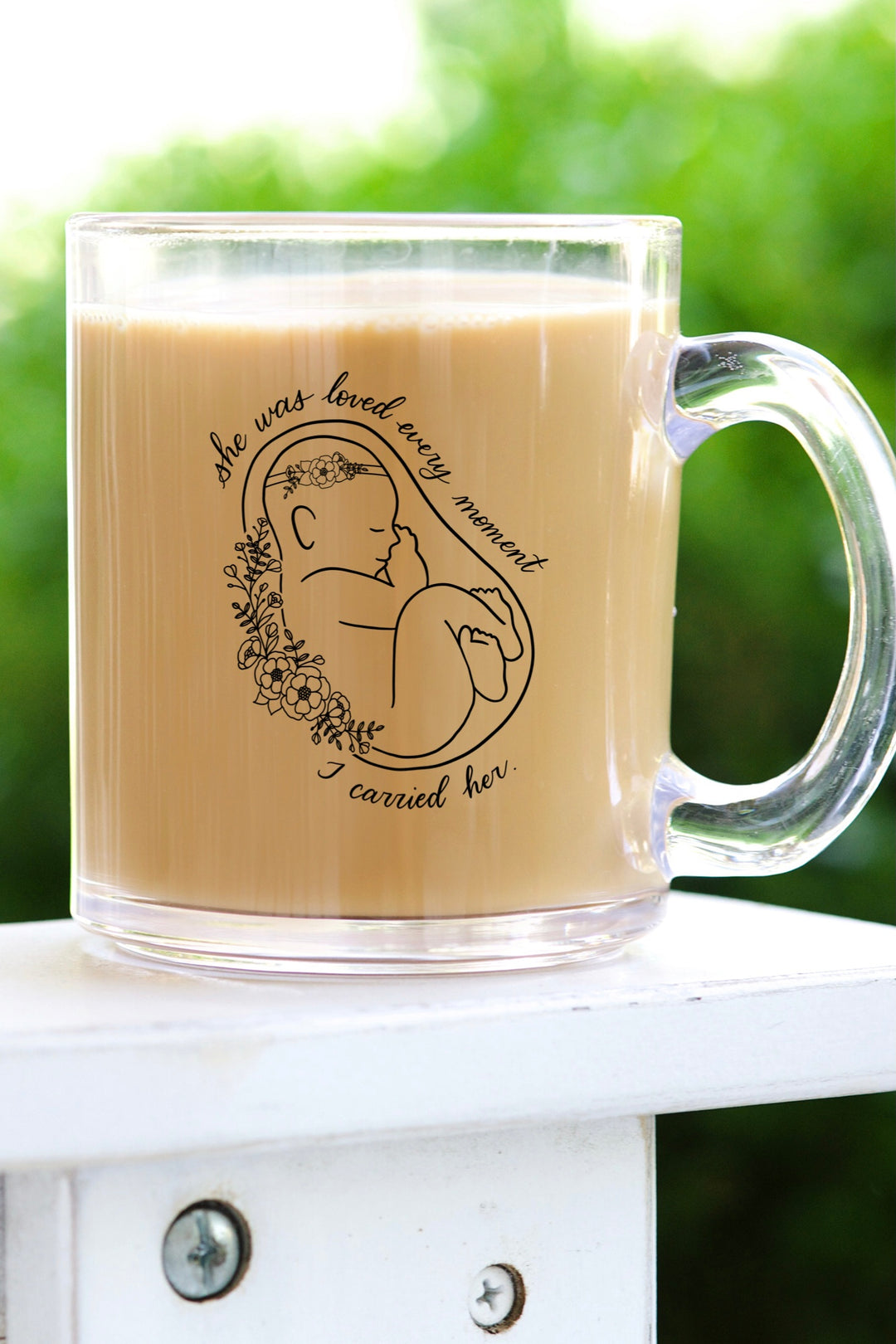 Loved Baby (Girl) Clear Mug