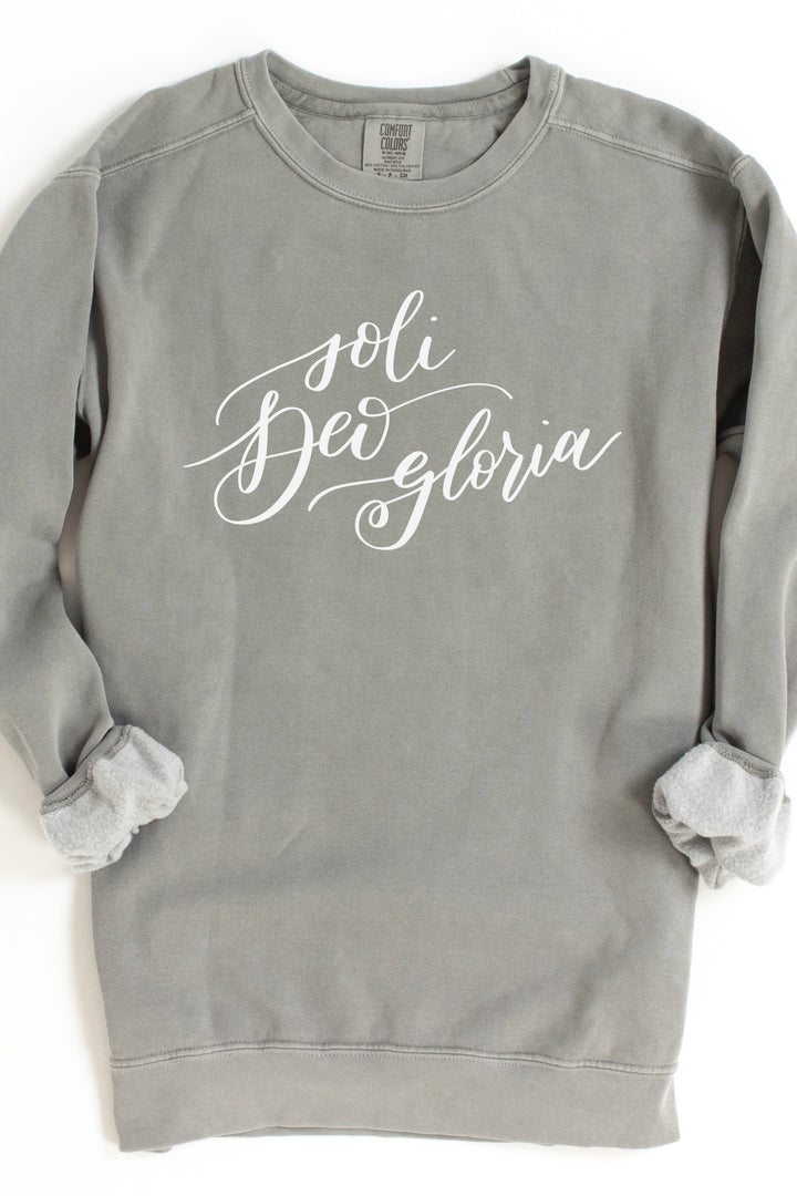 "Soli Deo Gloria" Crewneck Pullover