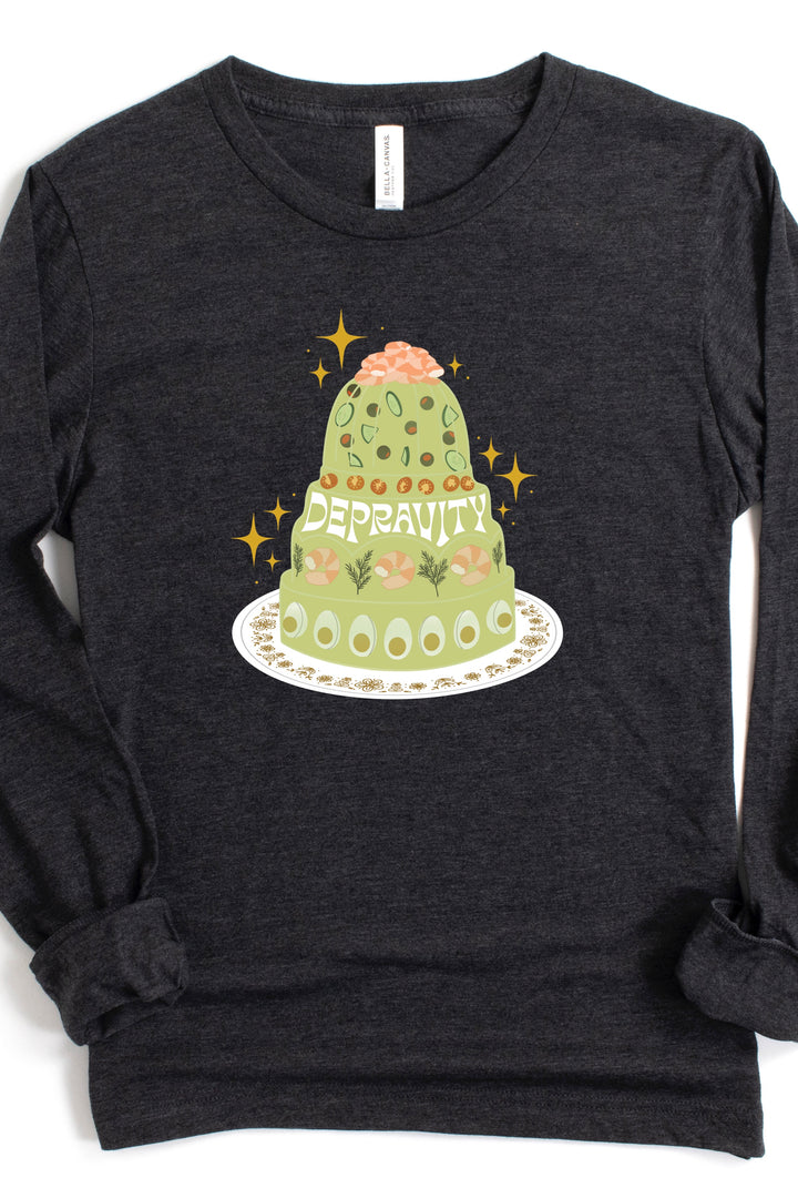 Proof of Depravity Jello Salad Long Sleeve Tee