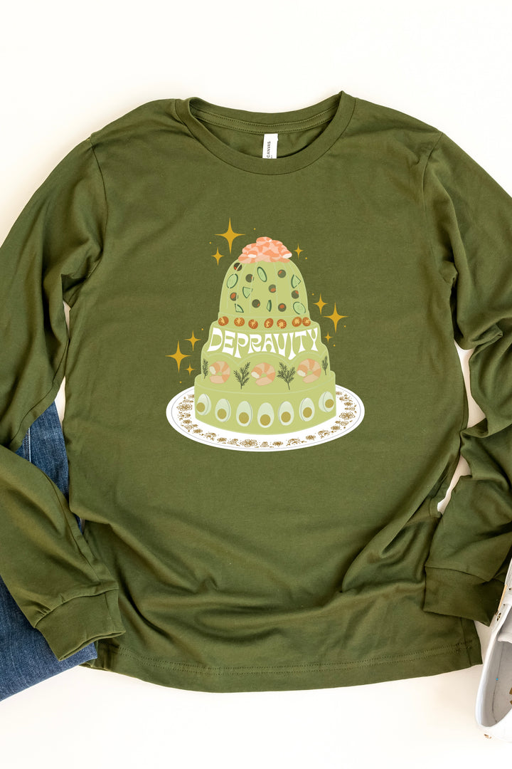 Proof of Depravity Jello Salad Long Sleeve Tee