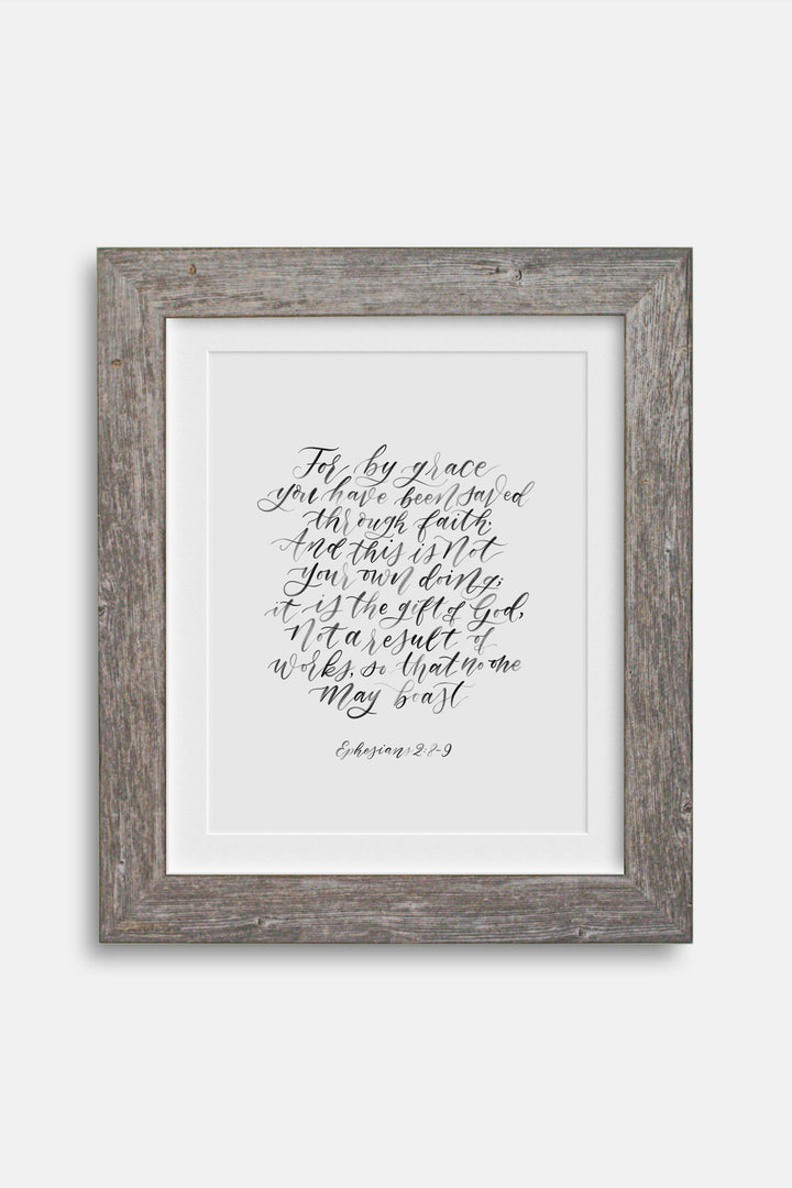 By Grace You Have Been Saved, Eph. 2:8-9