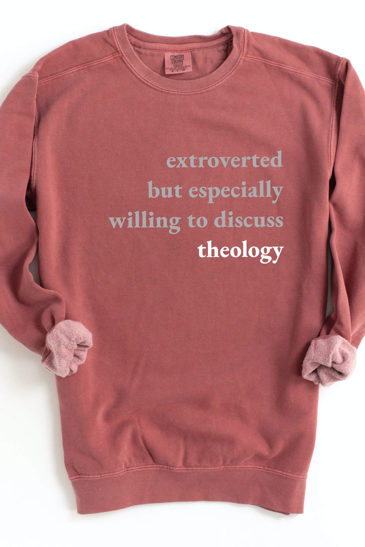 "Extroverted But..." Crewneck Pullover