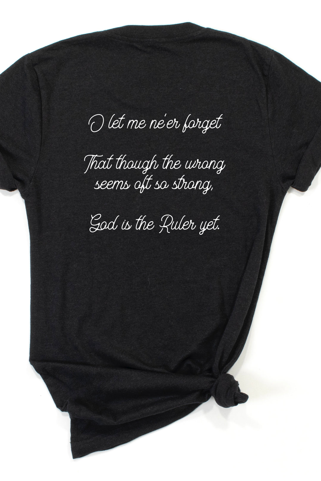 "This is my Father's World" Script Tee