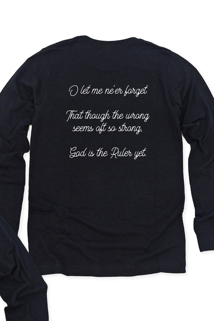 "This is my Father's world" Script Long Sleeve Tee