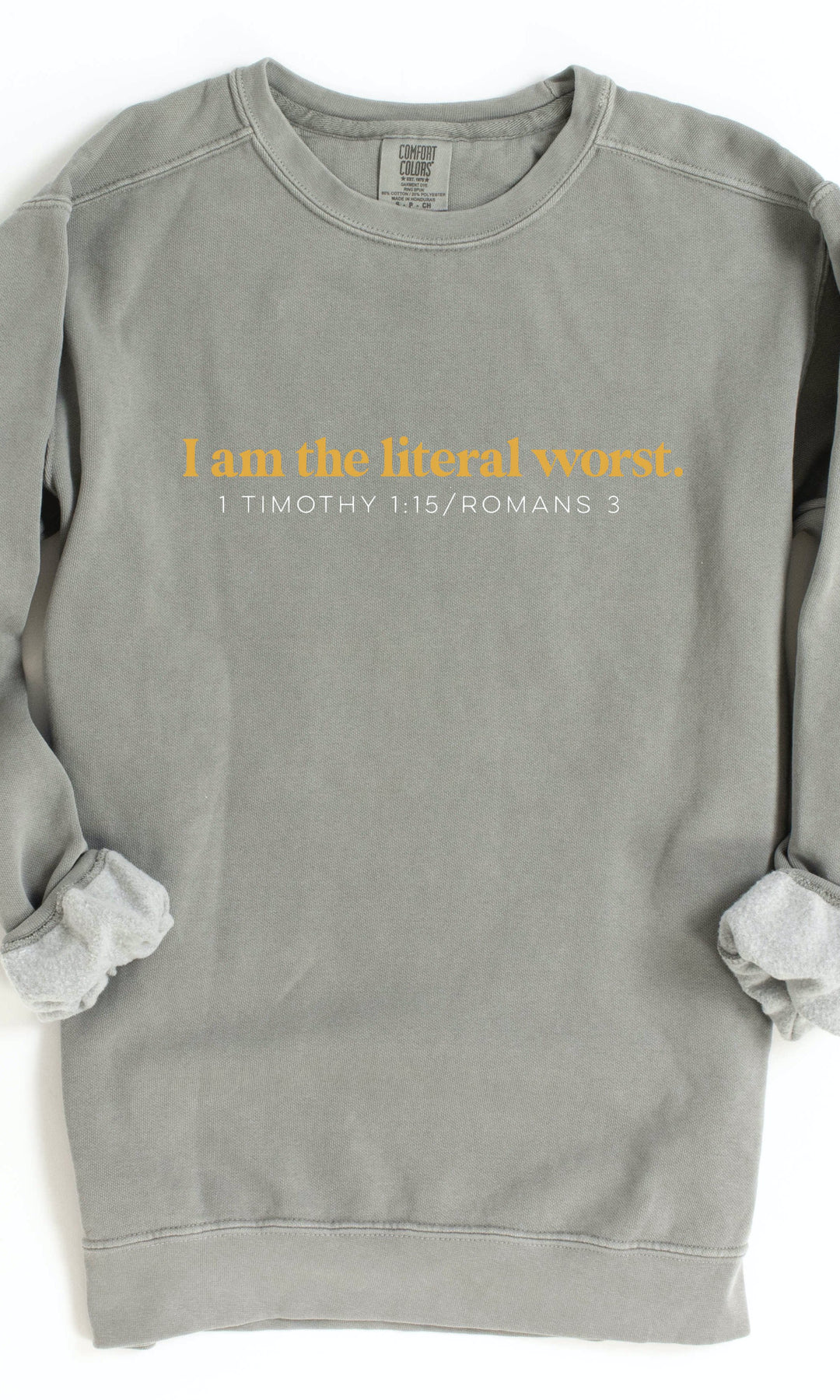 "I am the literal worst" Crewneck Pullover