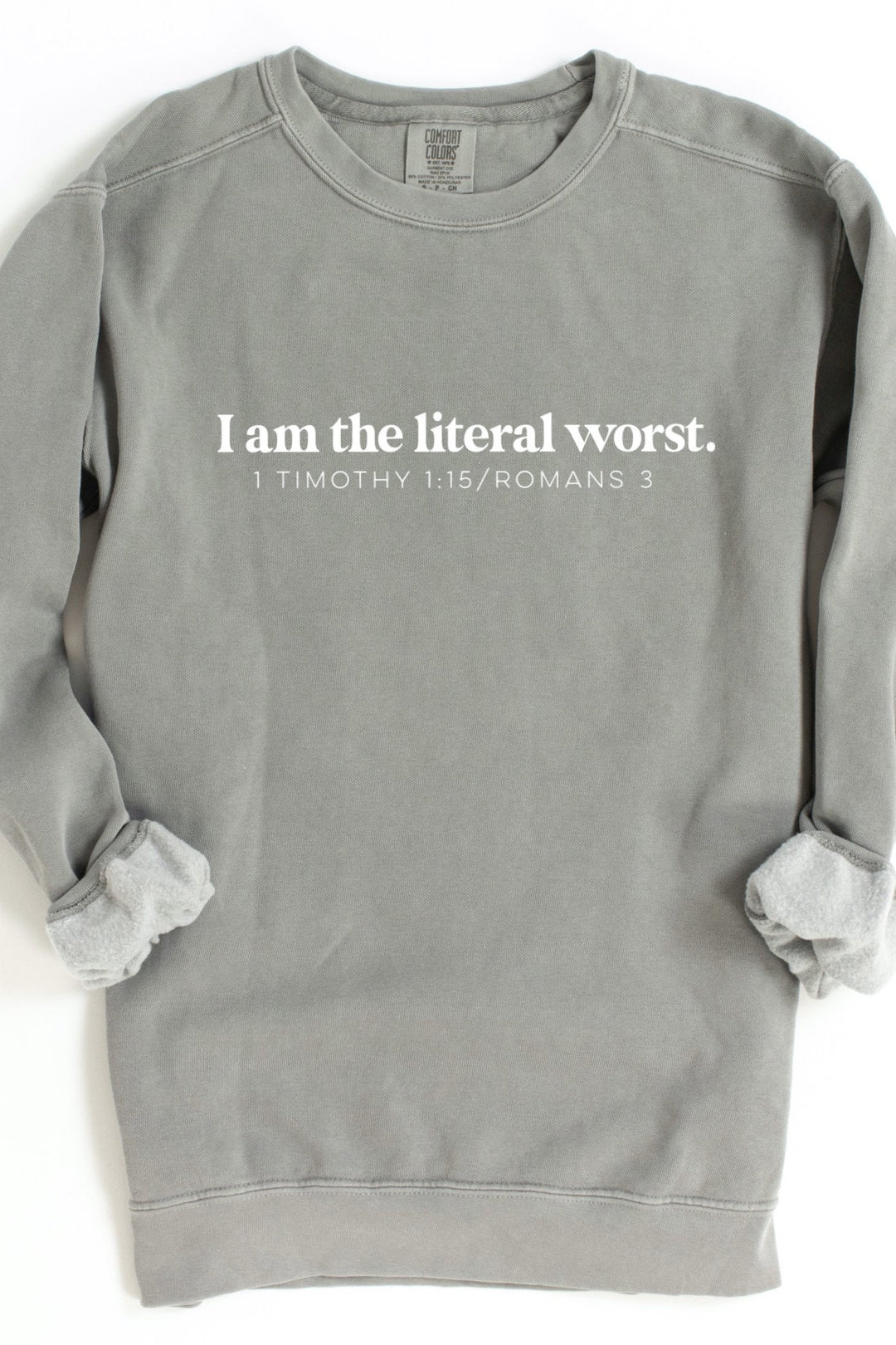 "I am the literal worst" Crewneck Pullover