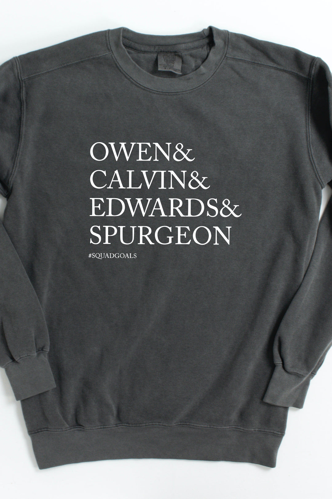 Theologian #SQUADGOALS, Men of Faith Crewneck Pullover