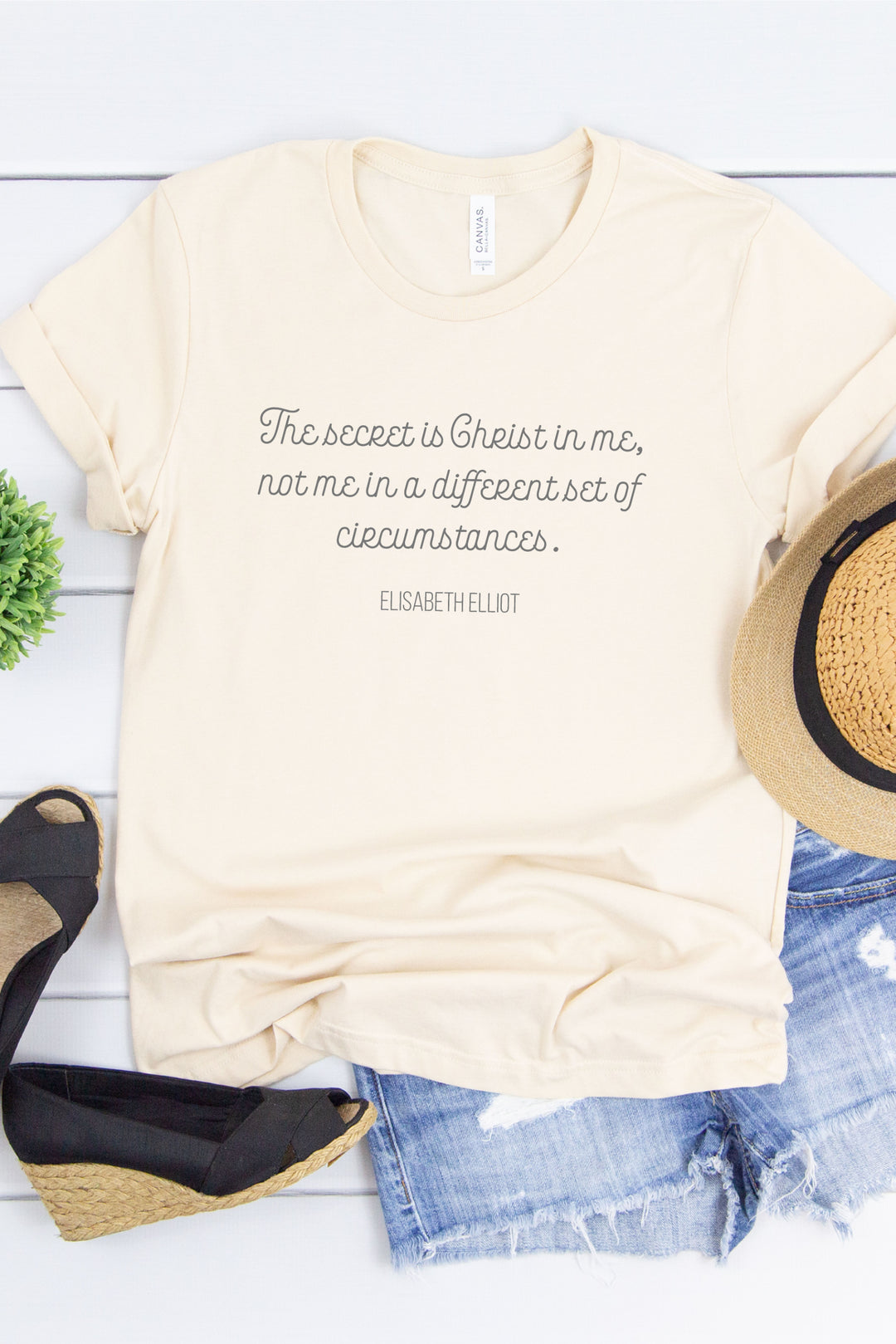 The Secret is Christ/Elisabeth Elliott Tee