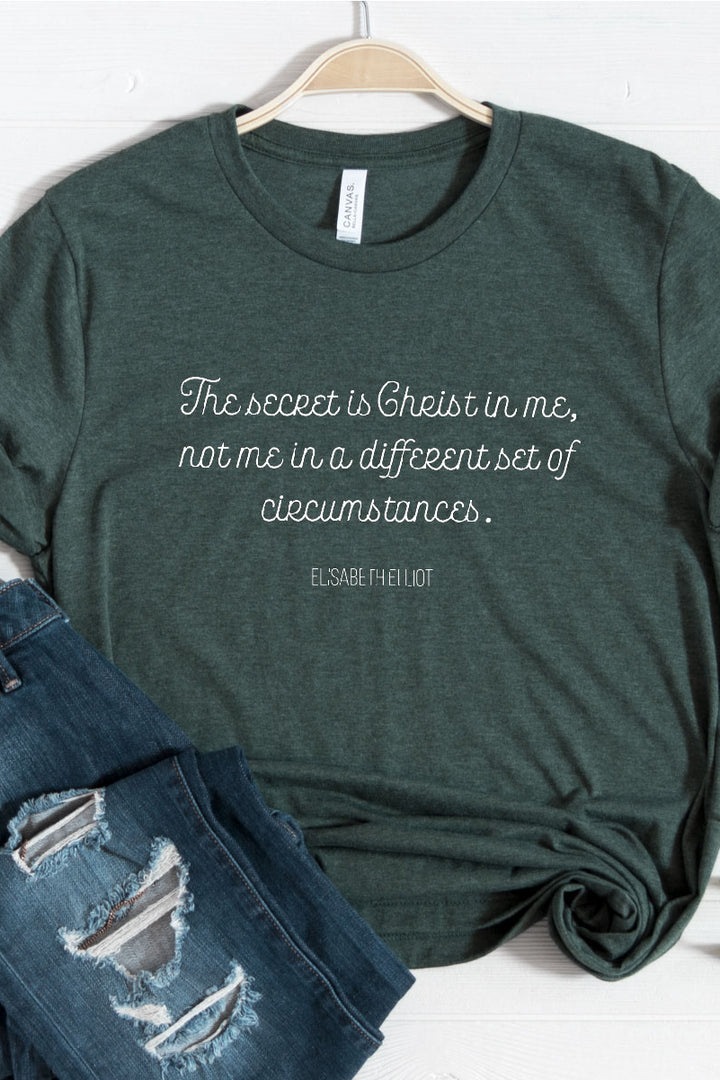 The Secret is Christ/Elisabeth Elliott Tee
