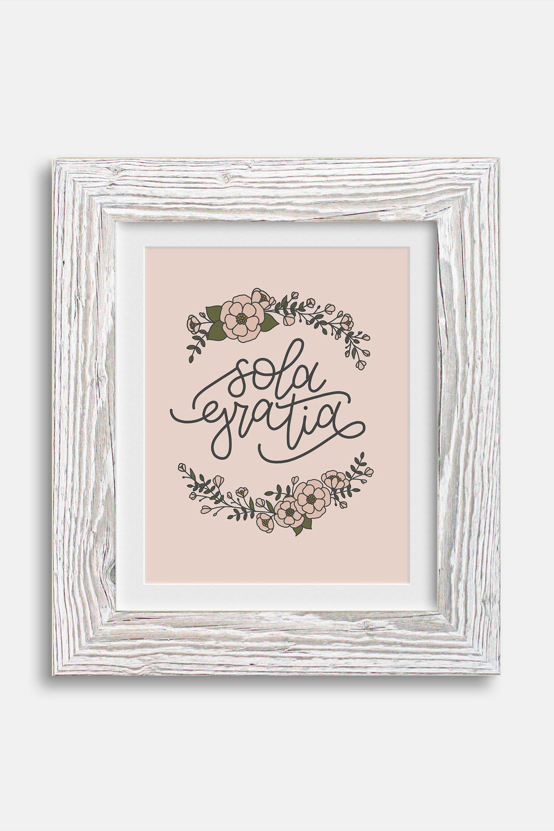Floral Sola Gratia