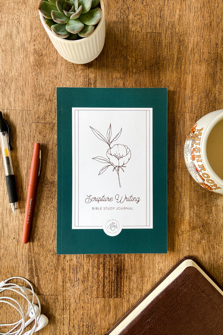 Floral Scripture Writing Bible Study Journal
