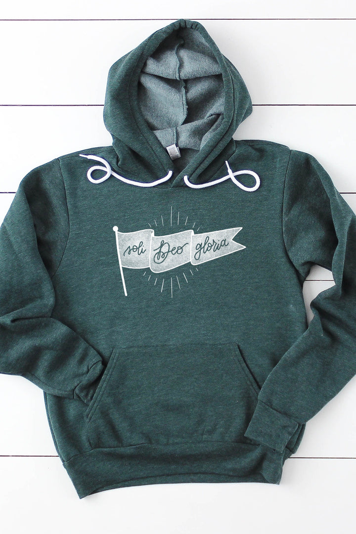Soli Deo Gloria Banner Hoodie