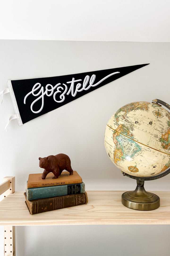 Go & Tell Felt Pennant