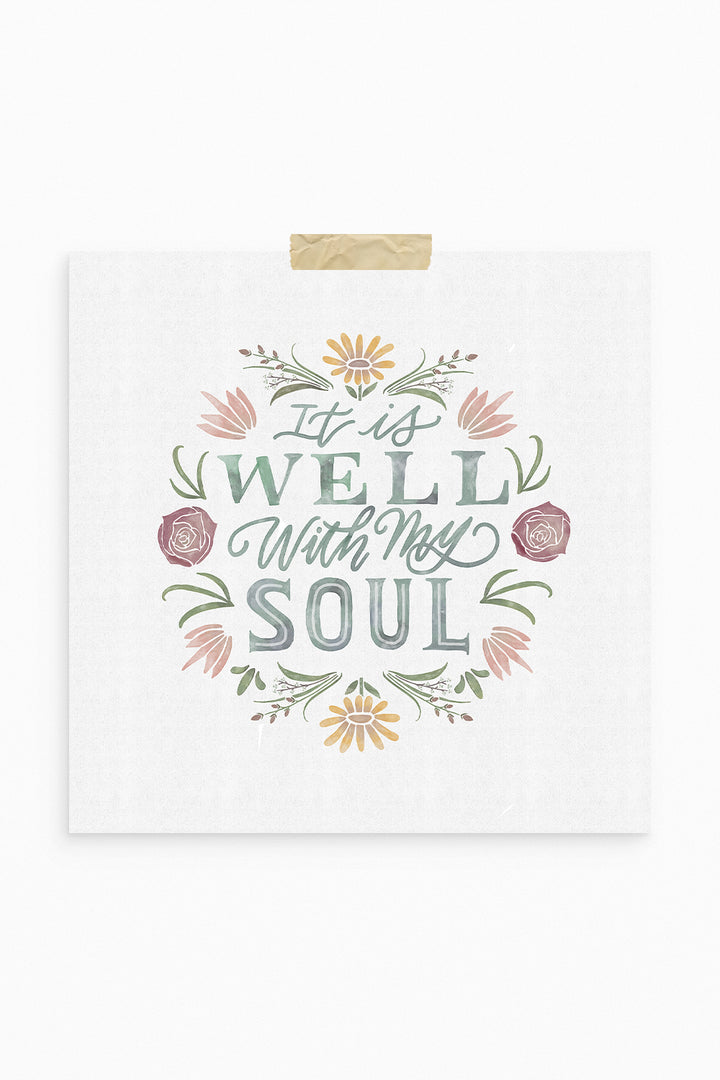 "It is Well" Watercolor