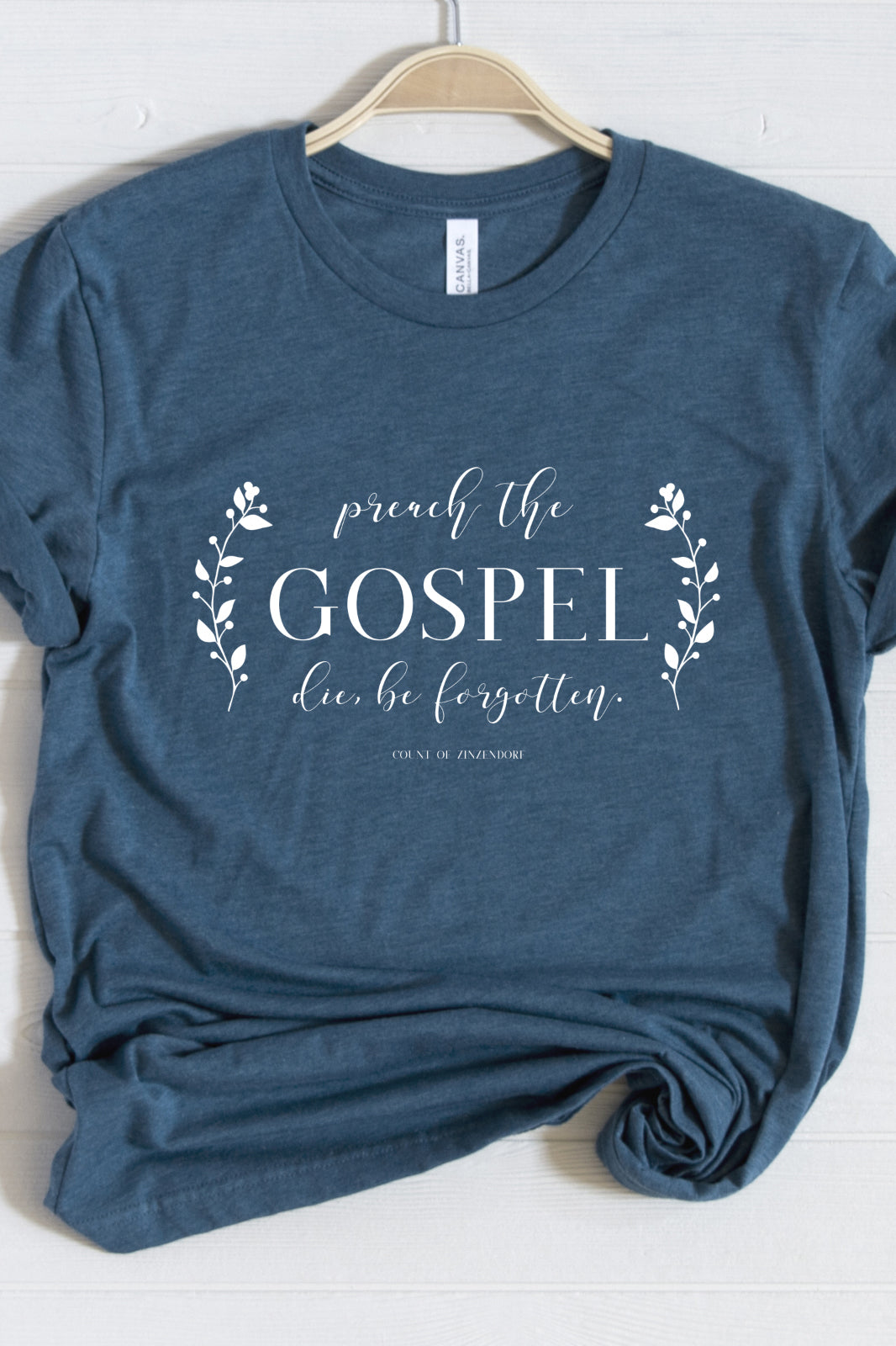 "Preach the Gospel, Die, Be Forgotten" Tee