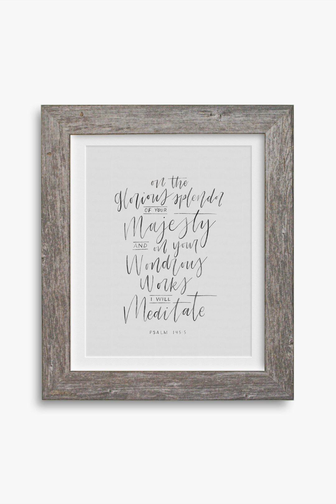 Psalm 145:5