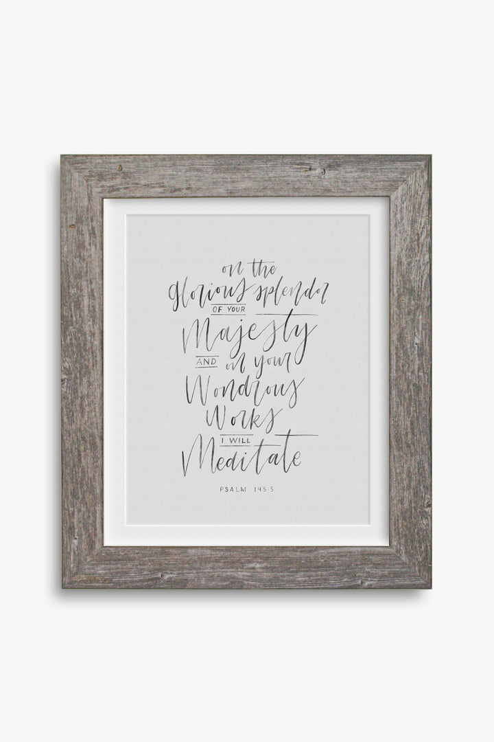 Psalm 145:5