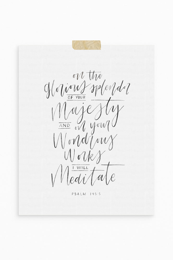 Psalm 145:5