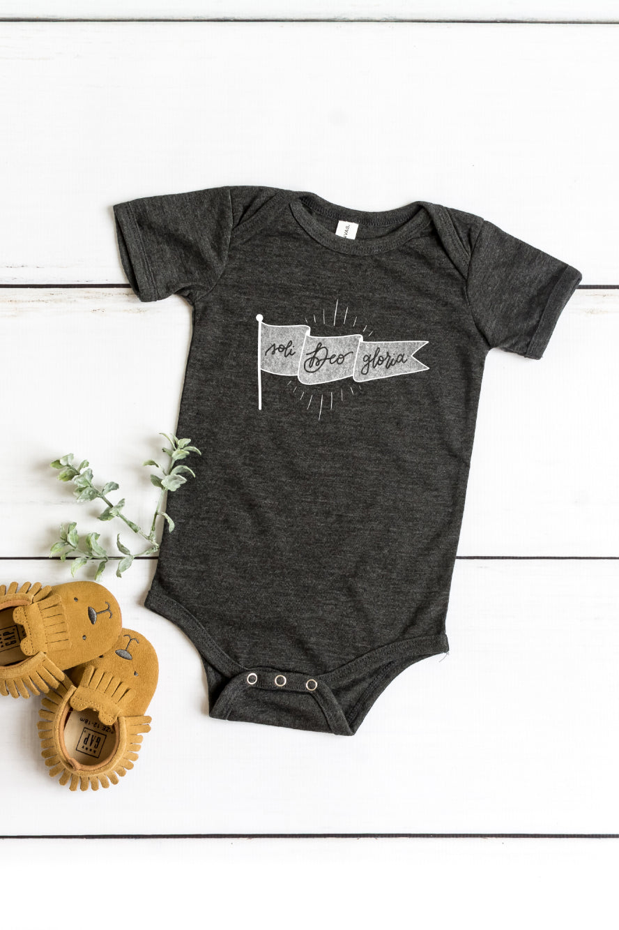 Soli Deo Gloria Baby Onesie