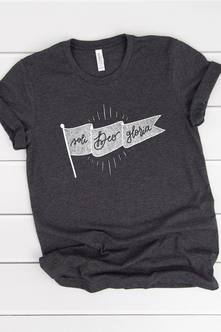 Soli Deo Gloria Banner Tee
