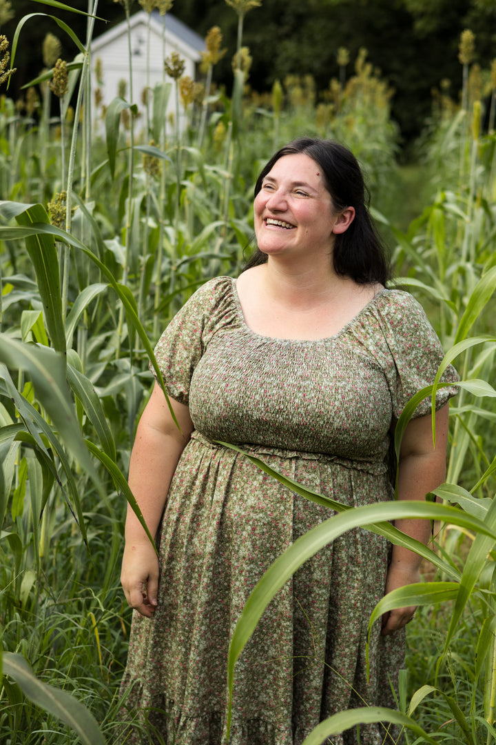 Green Pastures Cottage Nursing Dress