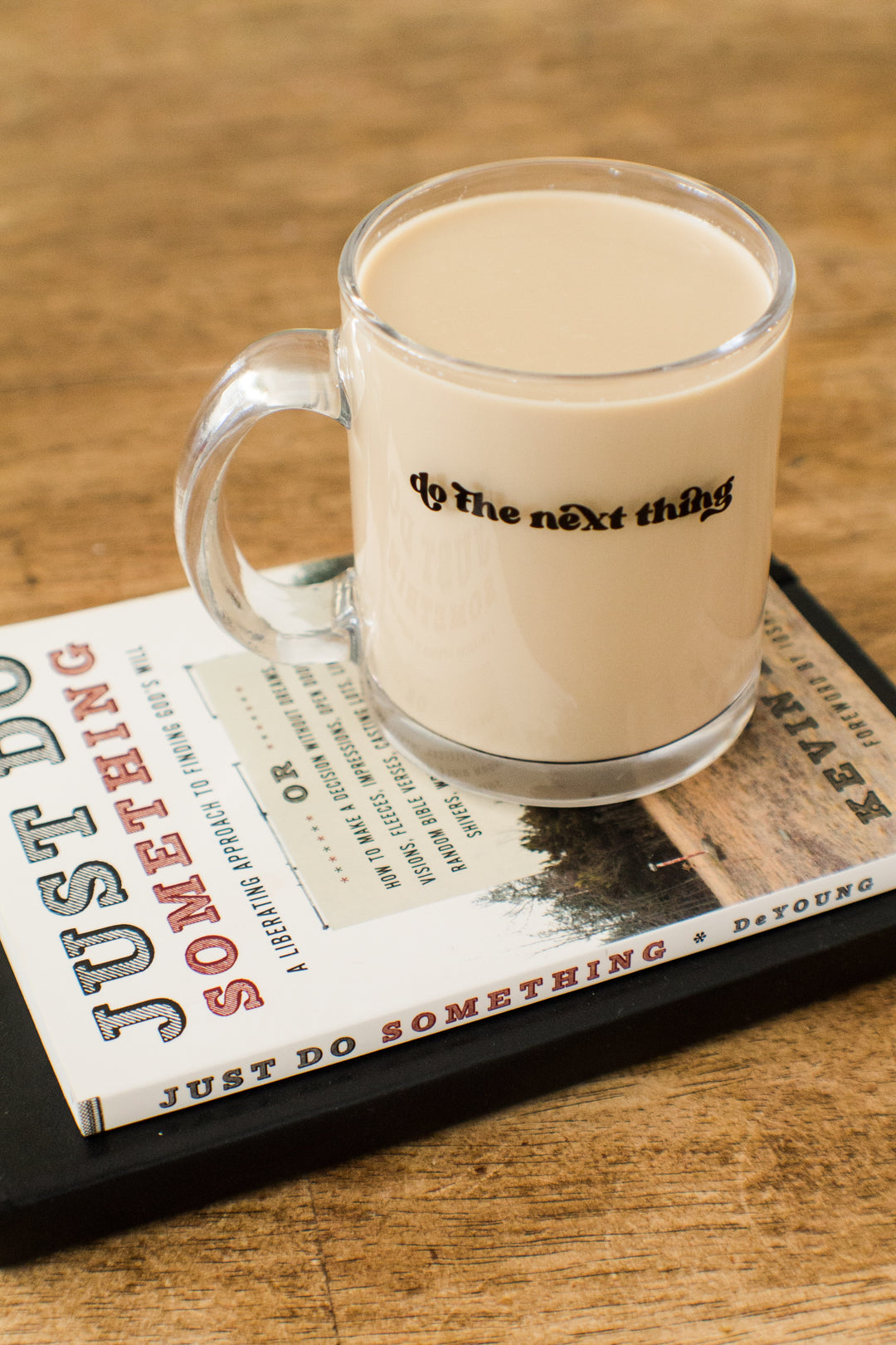 Do the Next Thing Clear Glass Mug
