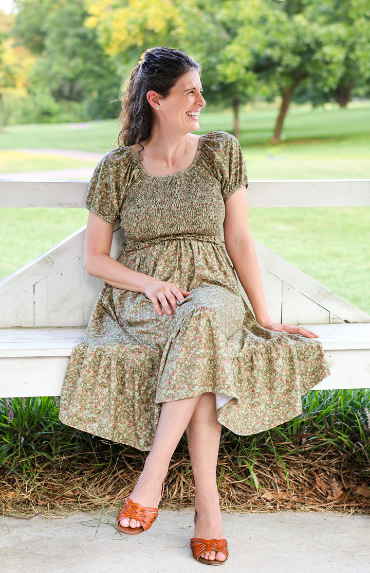 Green Pastures Cottage Nursing Dress