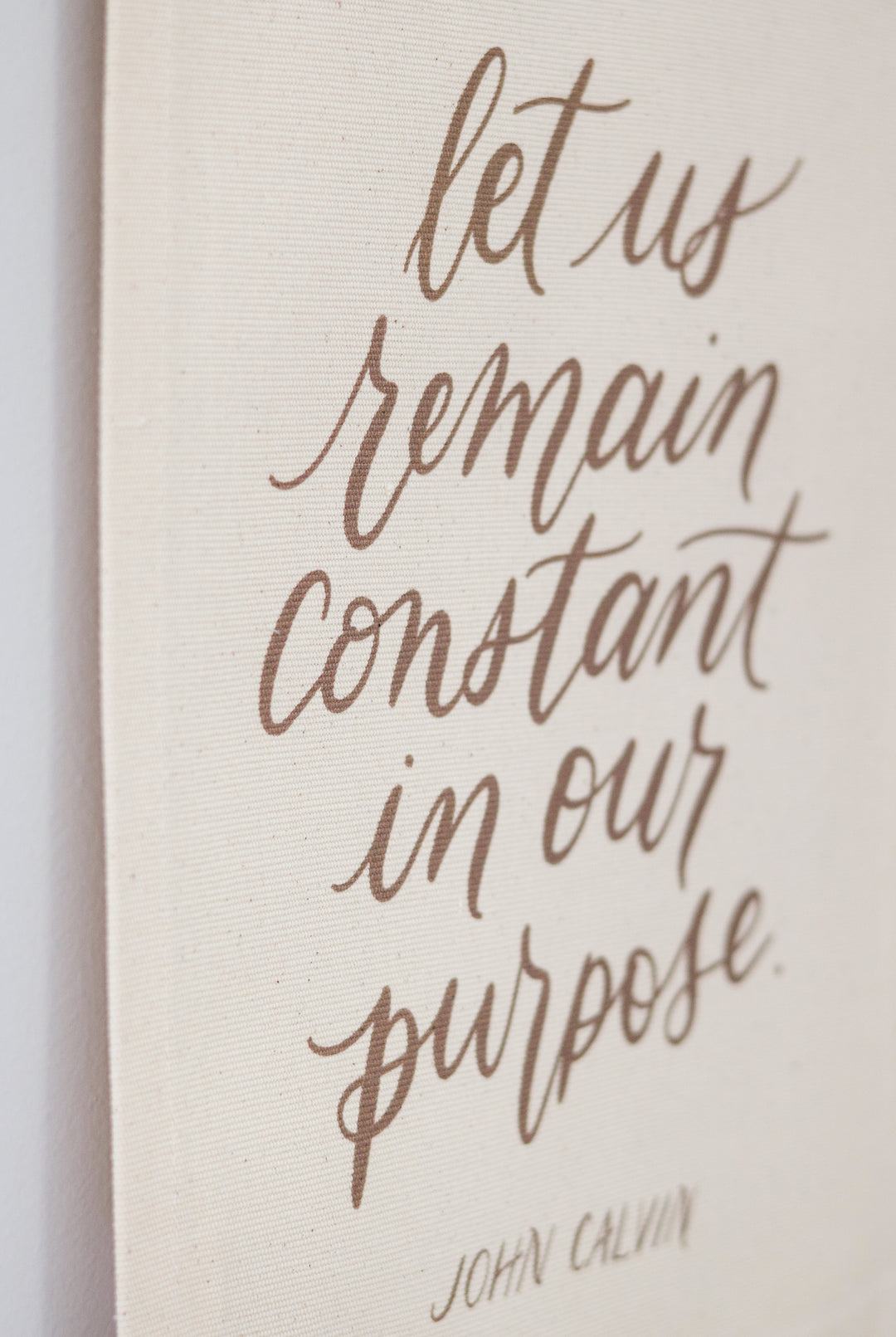 “Remain Constant” Canvas Banner