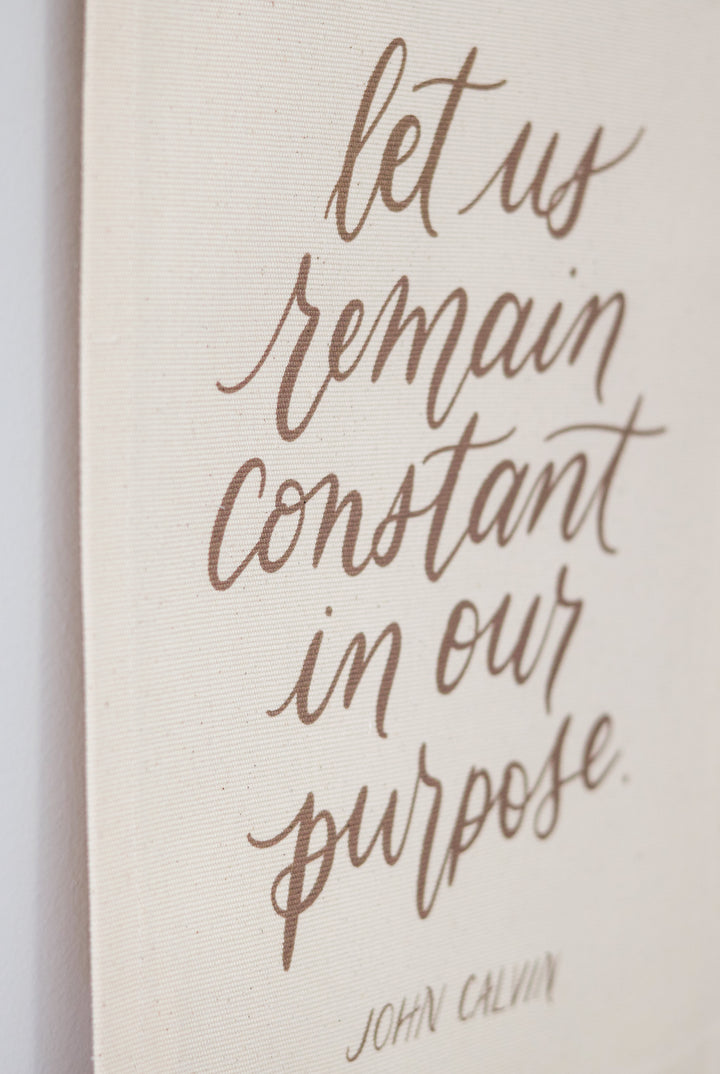 “Remain Constant” Canvas Banner